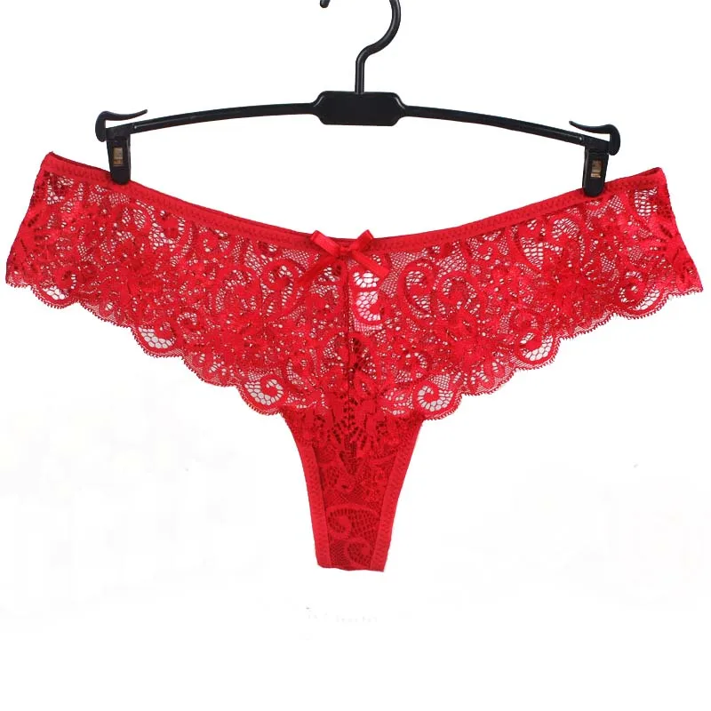 Panties Women Lace Sexy Thongs and G String Big Size Briefs Lingerie Low Waist Cotton Crotch Woman Panty T Back Underwear Female |