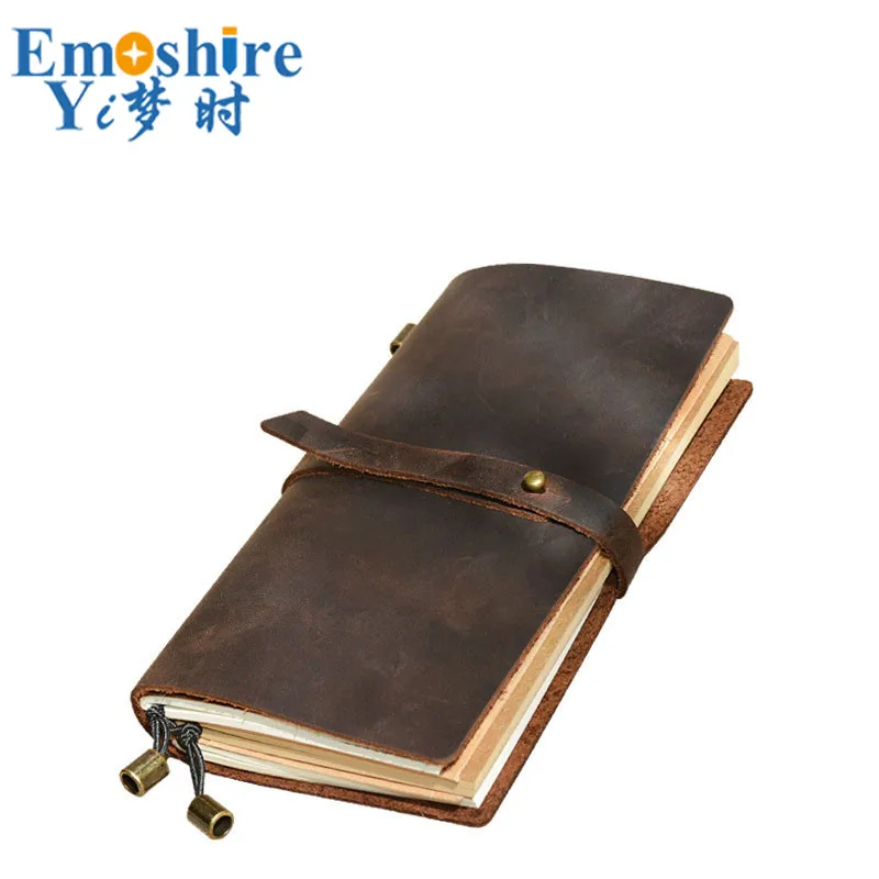 

Creative Vintage Diary Notebook Agenda With Leather Cover Filofax Note Book For School Korean Stationery Or Traveler N141