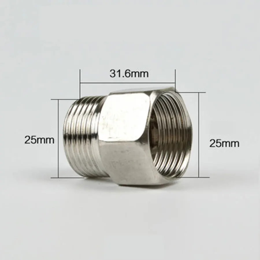 

Bushing 3/4" BSP Male x Female Coupling 201 Stainless Steel Pipe Fitting Connector Joint Adapter Length 31.6mm
