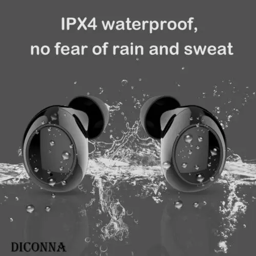 Мини близнецы беспроводные стерео наушники с ушками Спортивные Bluetooth микрофоном