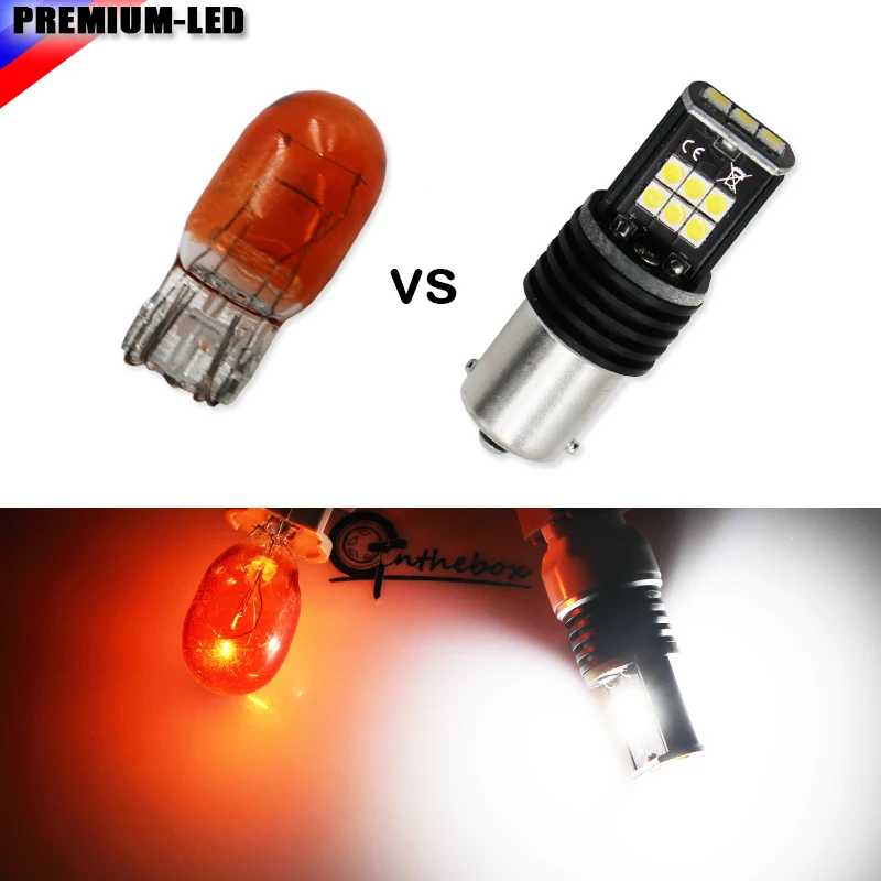 Супер яркие 15 SMD 3030 1156 P21W 7506 светодиодный лампы для замены задних огней или