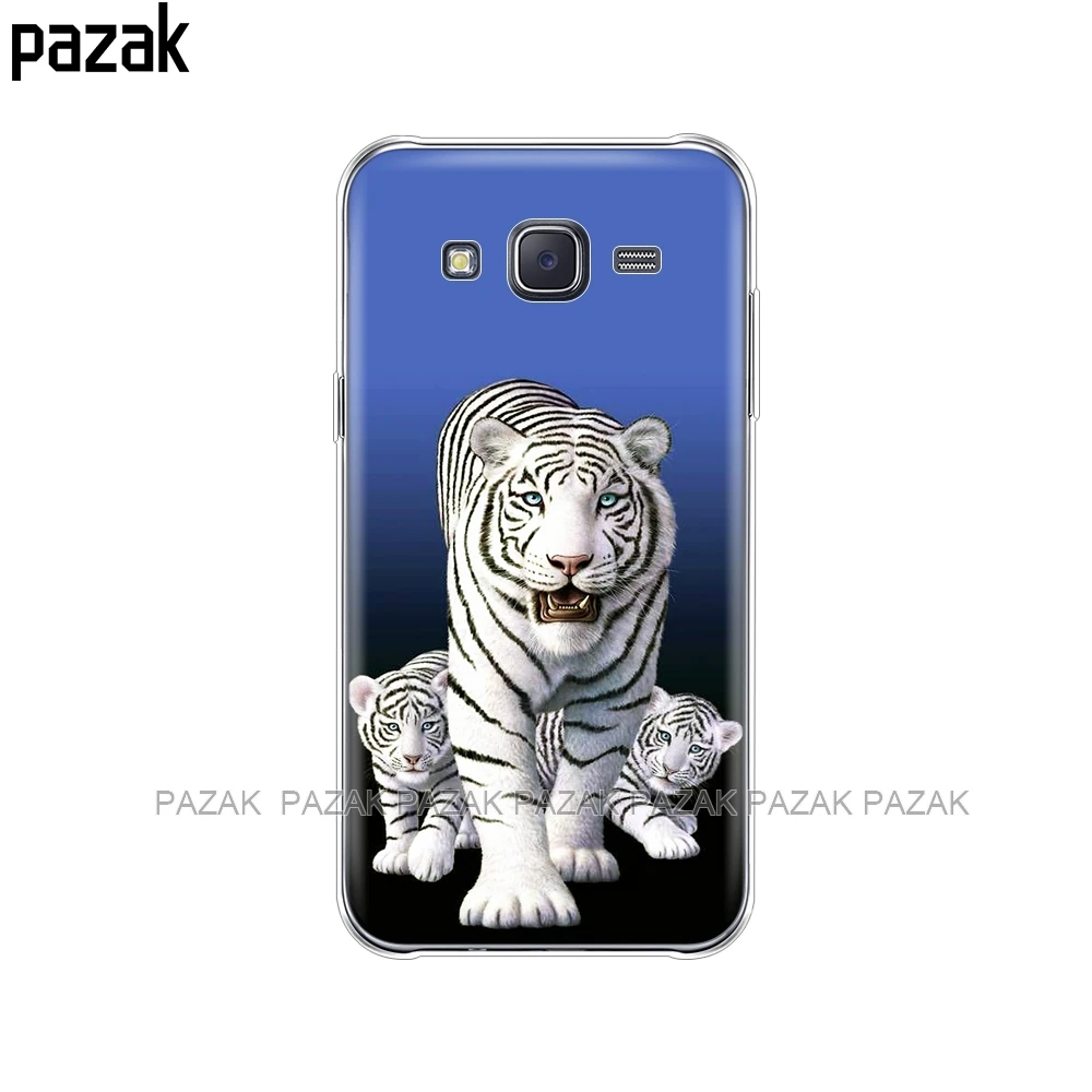 Силиконовый чехол для телефона Samsung Galaxy J1 J2 J3 J5 J7 MINI 2016 2015 prime tiger lion bear | Мобильные