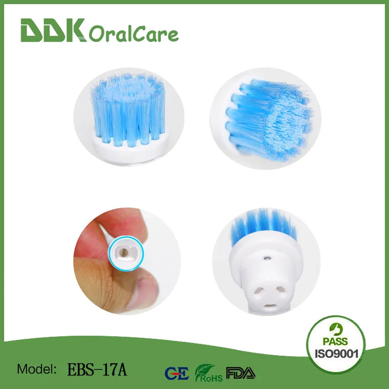 12PCS=3PACKS Sensitive Clean electric toothbrush brush heads EBS-17A Oral care For B EBS17-4 | Бытовая техника