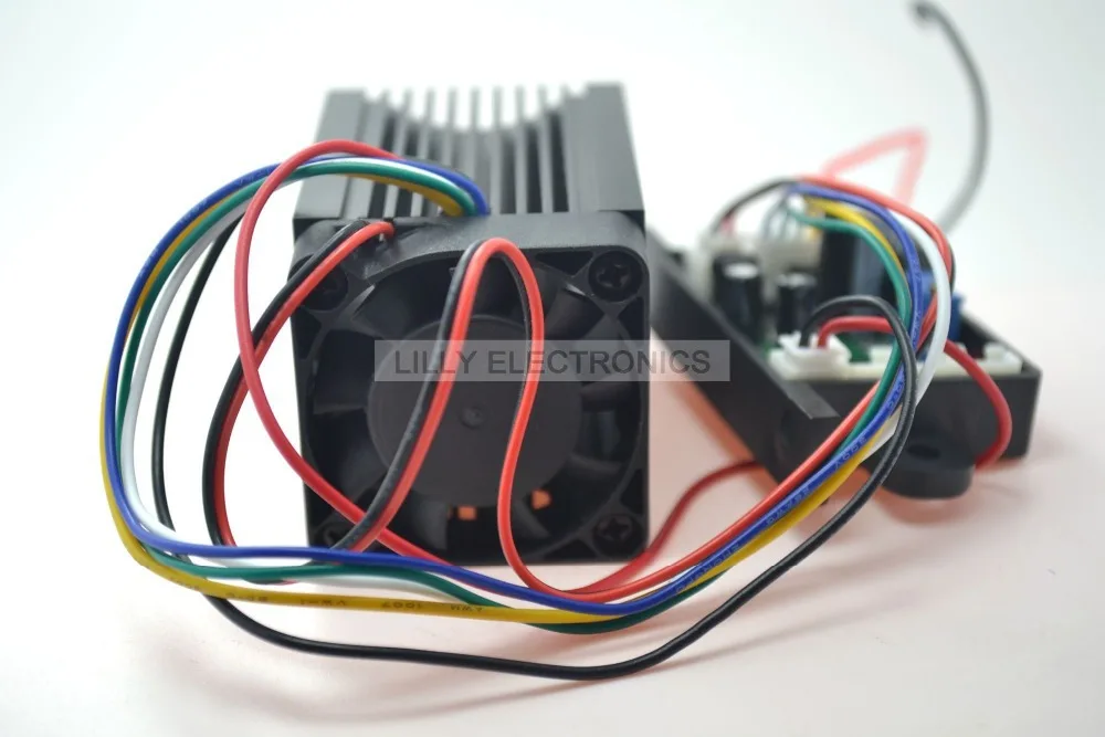 12V 532nm 200mw зеленый лазерный точечный модуль Вентилятор охлаждения TTL 0 30khz долгое