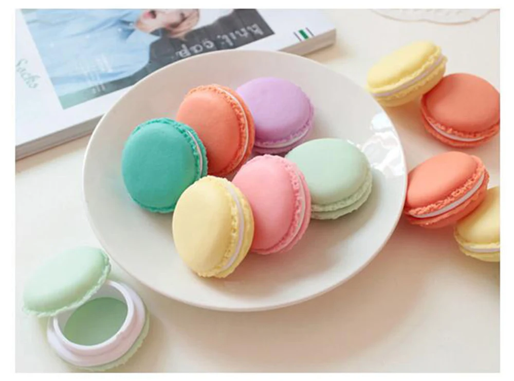 Sqinans Macaron дизайн портативный мини коробка для хранения ювелирных изделий карамельный цвет ювелирные изделия кольцо ожерелье Чехол Органайзер 1 шт