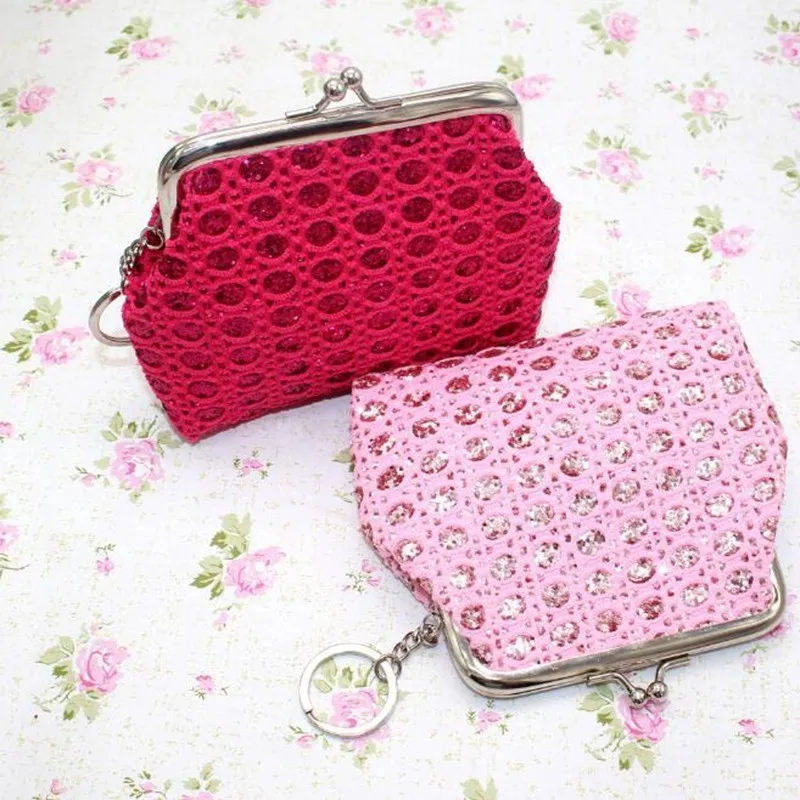 Кошелек с блестками для монет новые женские кошельки и держателем карт маленькие