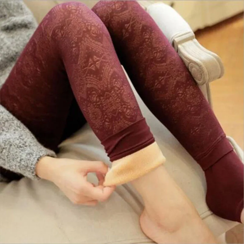 Rihschpiece теплые зимние леггинсы Для женщин толстый бархат Высокая Талия