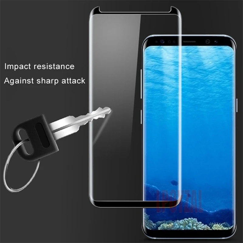 3D HD полный закругленный протектор экрана для Samsung Galaxy S10 S9 S8 Plus S7 Edge 9H Закаленное