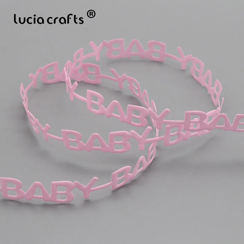 Lucia crafts 10 мм белые, синие, розовые "детские" кружевные ленты с отделкой аксессуары 2y/лот P0604