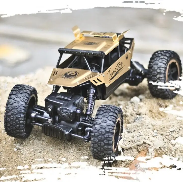 RC автомобиль 1/18 4WD 4x4 вождение автомобиля двойной привод двигателей Bigfoot автомобиль сплав дистанционного управления модель автомобиля внедорожный автомобиль игрушка