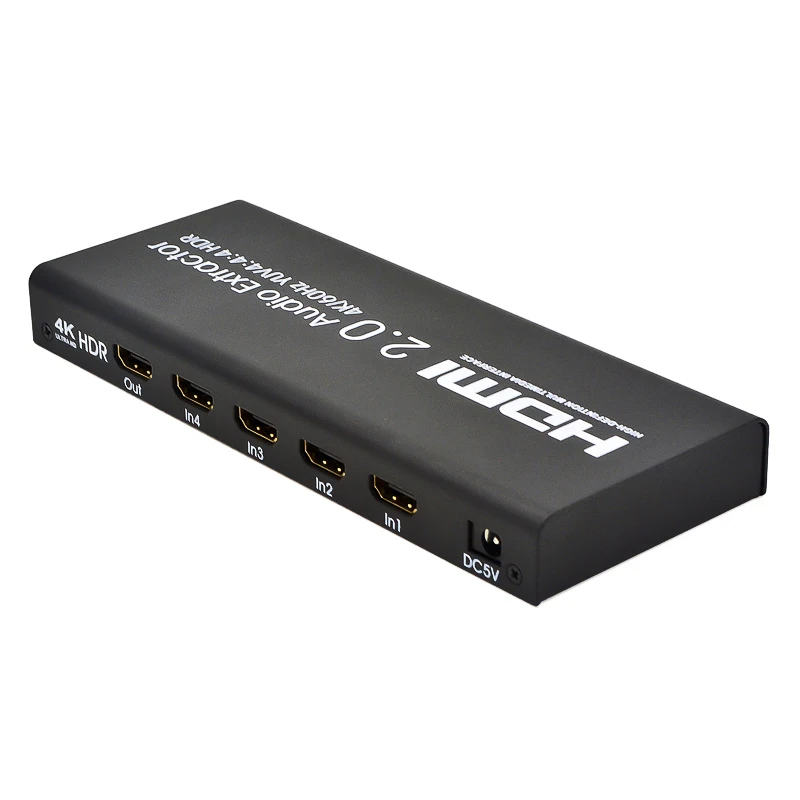 AIXXCO 4 K HDMI 2 0 4x1 выключатель с аудио экстрактор коммутатор сплиттера Поддержка K/60Hz