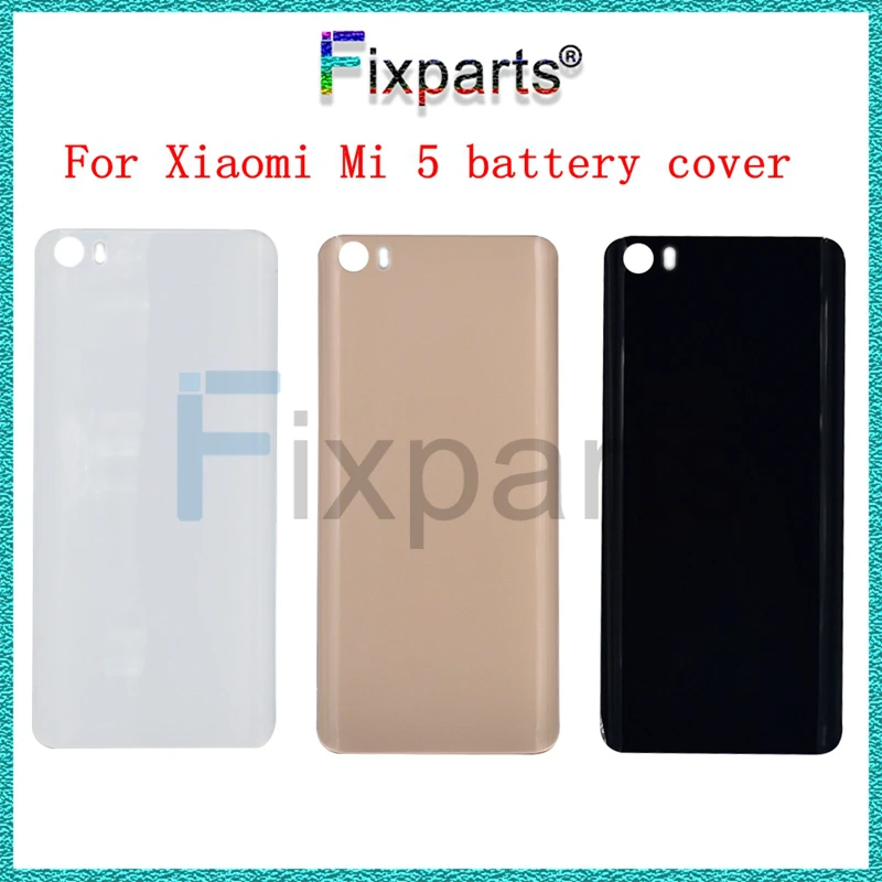 

100% протестированная новая крышка 5,15 дюйма для Xiaomi Mi 5 Mi5, задняя крышка, задняя крышка батарейного отсека, Замена корпуса для Xiaomi Mi 5S, крышка а...