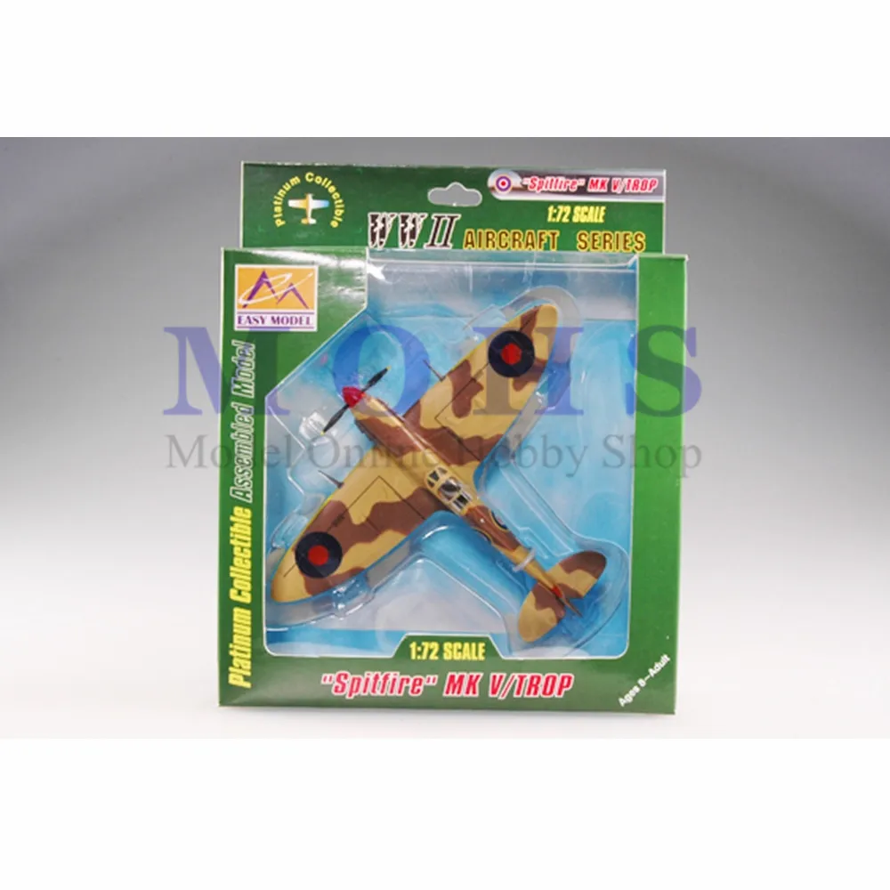 Простые модели 37218 1/72 собранные весы готовые для самолетов WW II Warbird Spitfire Mk VB/TROP RAF