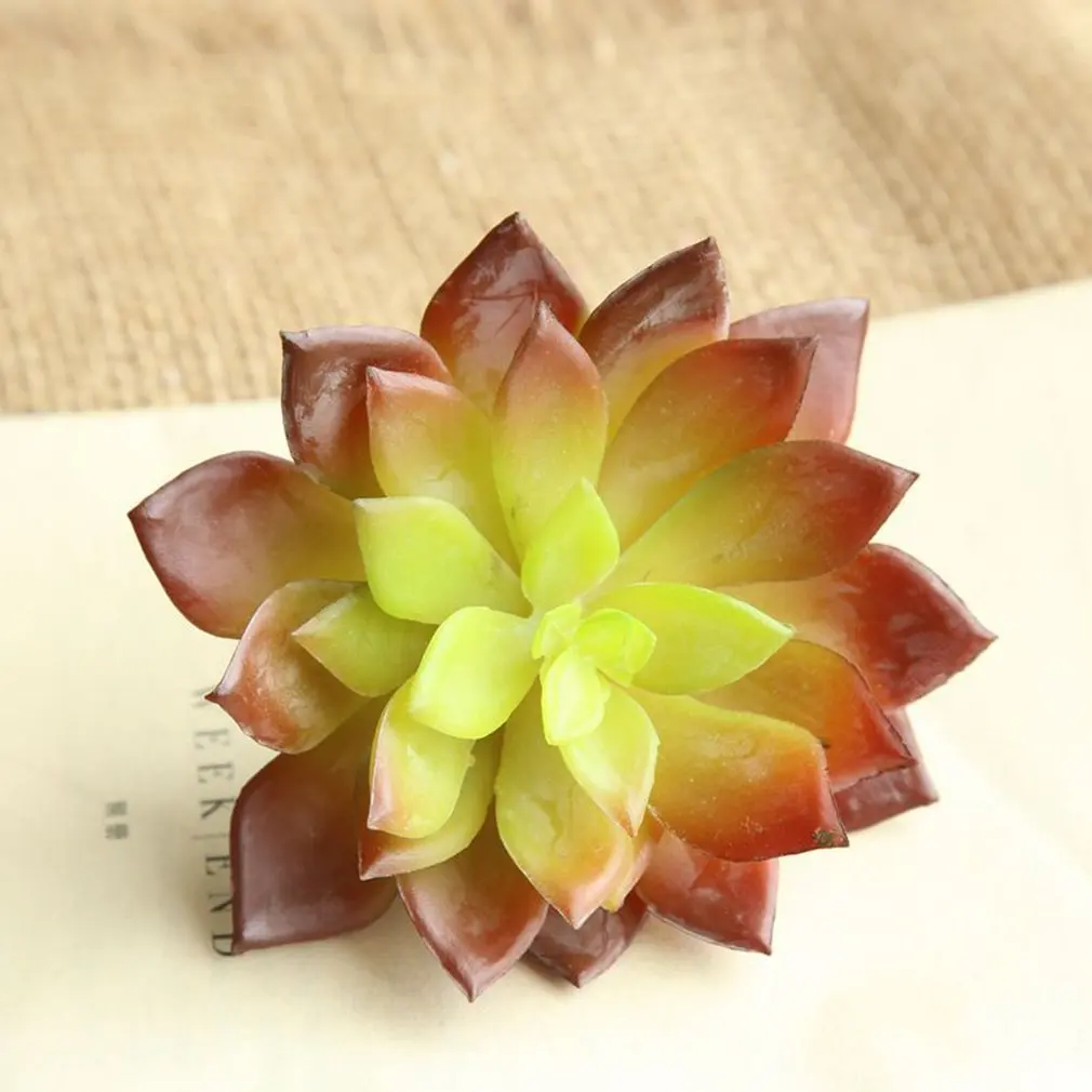 Искусственные суккуленты завод садовая Статуэтка поддельные кактус DIY домашний декор с цветами реалистичные Завод Выставка для вечерние свадебные