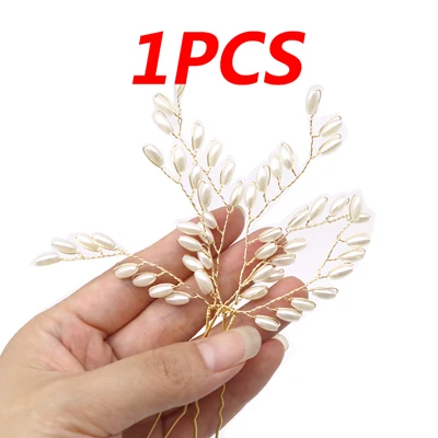 1pcs 5 шт. заколки для волос женские аксессуары для девочек свадебные шпильки для прически невесты ювелирные изделия заколки для волос заколка для волос - Цвет: 1pcs