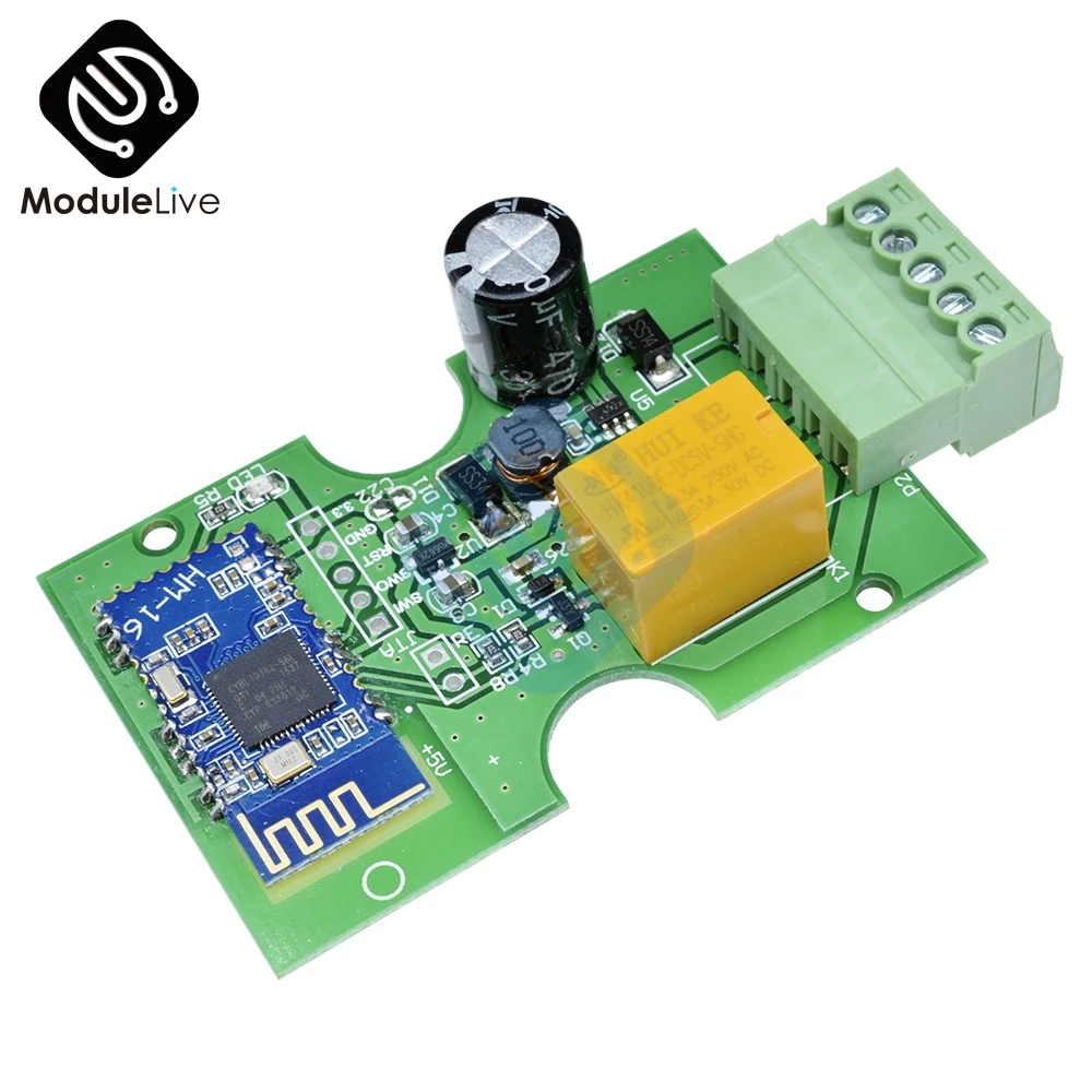 1 канальный релейный модуль с Управлением по Bluetooth 4 0 BLE 6 24 В 10 А для Android IOS IOT