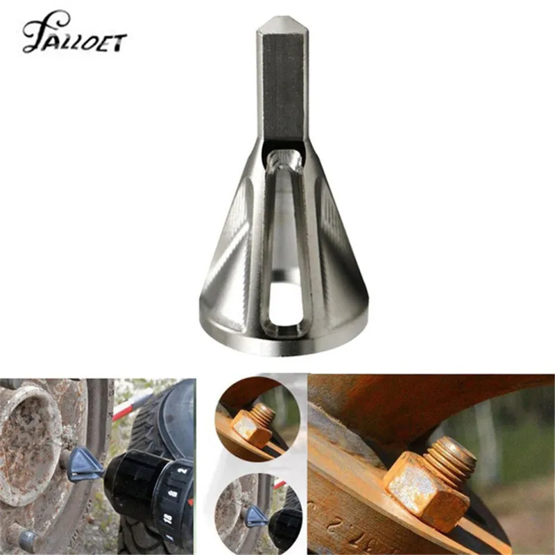 

Stainless Steel Deburring External Chamfer Tool Drill Bit Remove Burr Silver Accessories Hand Woodworking Tools