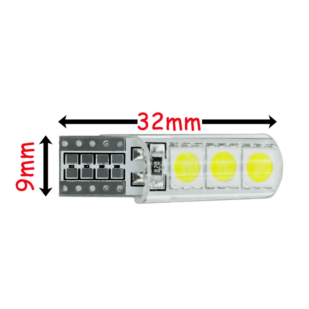 Сигнальный светильник T10 W5W 168 194 светодиодный CANBUS лампы 12V авто Интерьер Купол