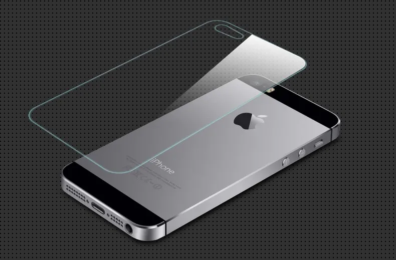 Передняя+ задняя пленка из закаленного стекла для Apple iphone 5 5s, защита экрана, CHYI, бренд 9 H, защитная пленка с инструментами, 2 шт./лот