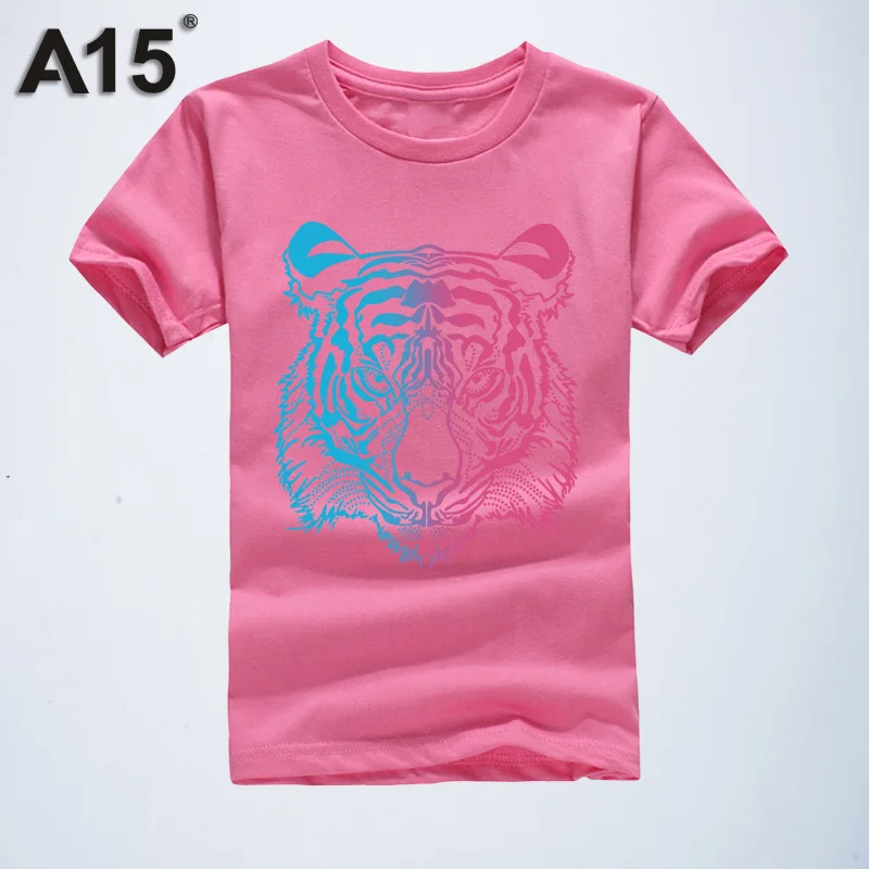 K4T25DarkPink A15 футболка для мальчиков детские футболки для девочек, футболки с принтом для маленьких девочек, летняя одежда детская футболка Подростковая Костюмы Топы возрастом 8 10 12 14 - Цвет: K4T25DarkPink