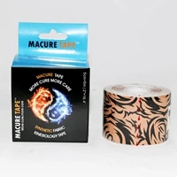 1 roll Skin wheel Macure лента Спортивная хлопковая кинезиологическая лента эластичная клейкая мышечная физиотерапия лечение травм Поддержка К активный Nastro Kinesiology Спорт - Цвет: 1 roll Skin wheel