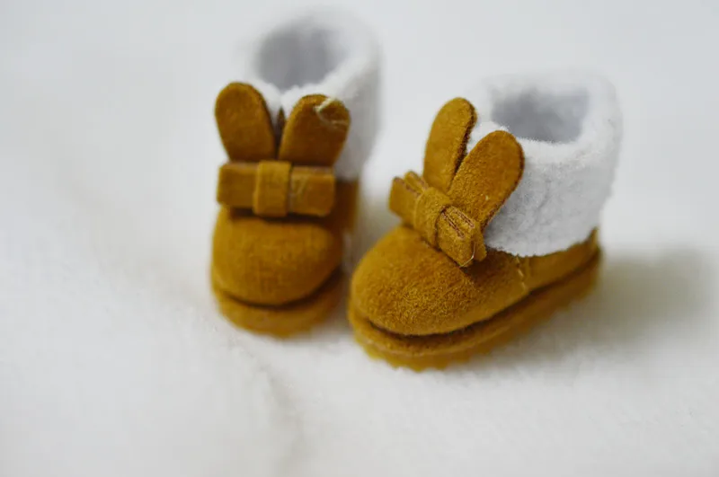 

Blyth snow boots with rabbit ear available for Blyth AZONE holala Redberry doll shoes doll accessories