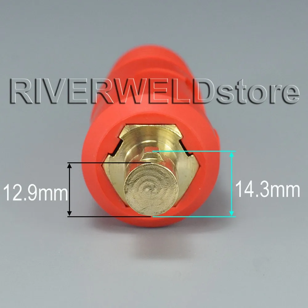 Красный цвет быстроразъемный Кабельный соединитель штепсельная вилка DKZ35/50