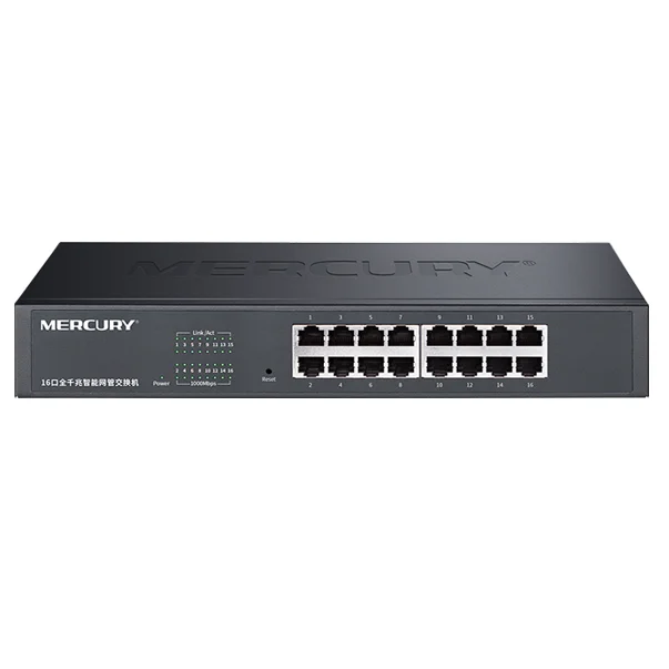 Chin-Firmware, 16 портов 1000M гигабитный управляемый коммутатор Ethernet, 100/1000Mpbs управляемые сетевые коммутаторы, QoS, IGMP, VLAN, Loop