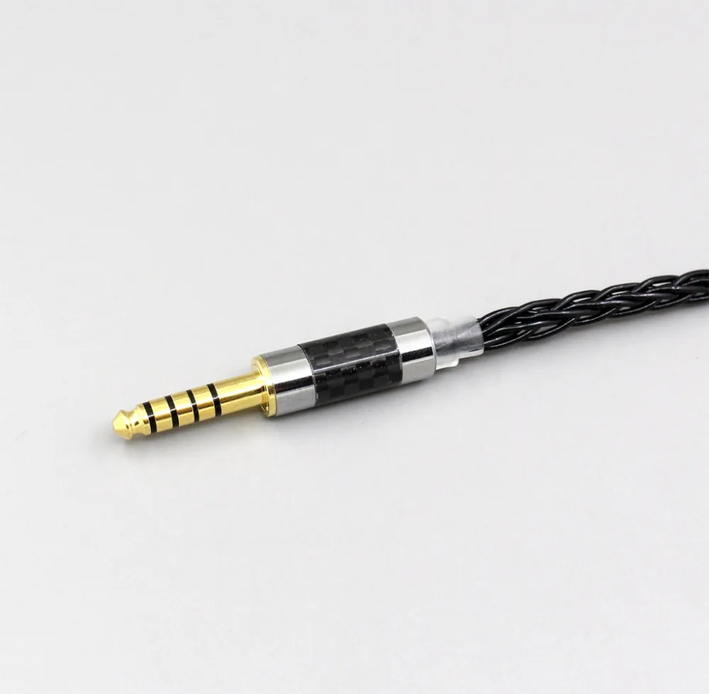 XLR сбалансированный 3,5 мм 2,5 мм 8 ядер посеребренный кабель для наушников для Denon AH-mm400 AH-mm300 AH-mm200 LN006337