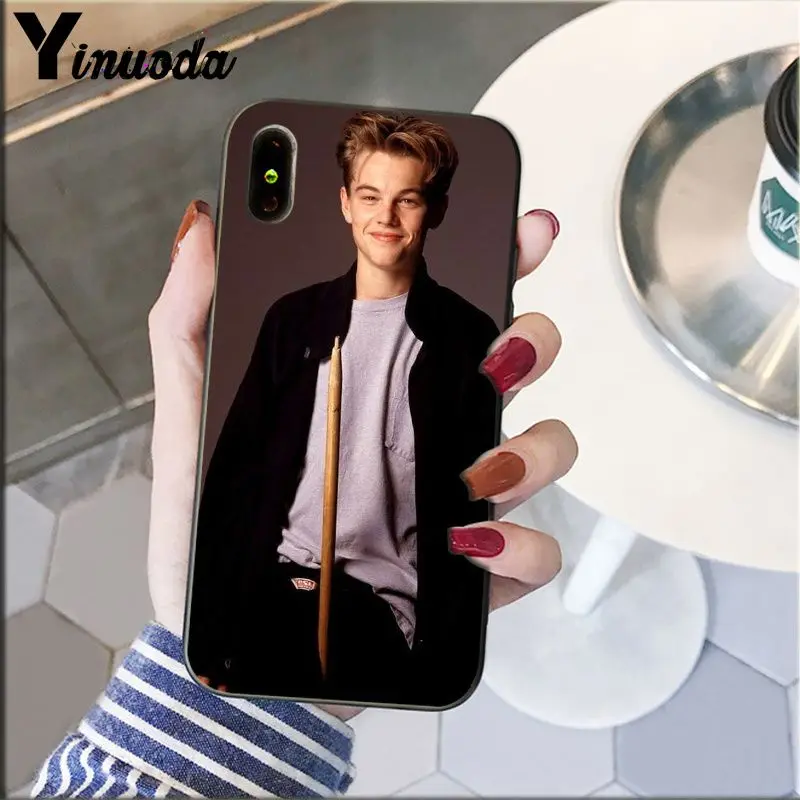 Yinuoda Леонардо ДиКаприо сделай сам окрашенный красивый чехол для телефона iPhone 5 5Sx 6