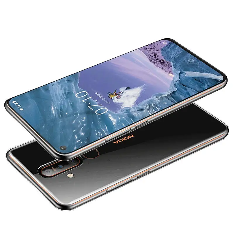 Чехол для Nokia 8 1 Plus силиконовый прозрачный чехол из ТПУ телефона X71 X 71 TA 1172 NokiaX71