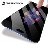 cheerymoon full glue for oneplus one plus 5 full cover front screen protector oneplus5 tempered glass 5 5 phone film