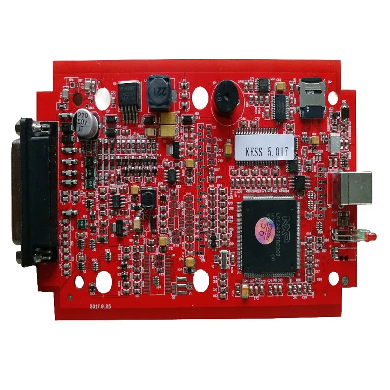 2018 выхода онлайн KESS V2 V5.017 V2.47 красный ЕС OBD2 менеджер Тюнинг Комплект KTAG V7.020 4