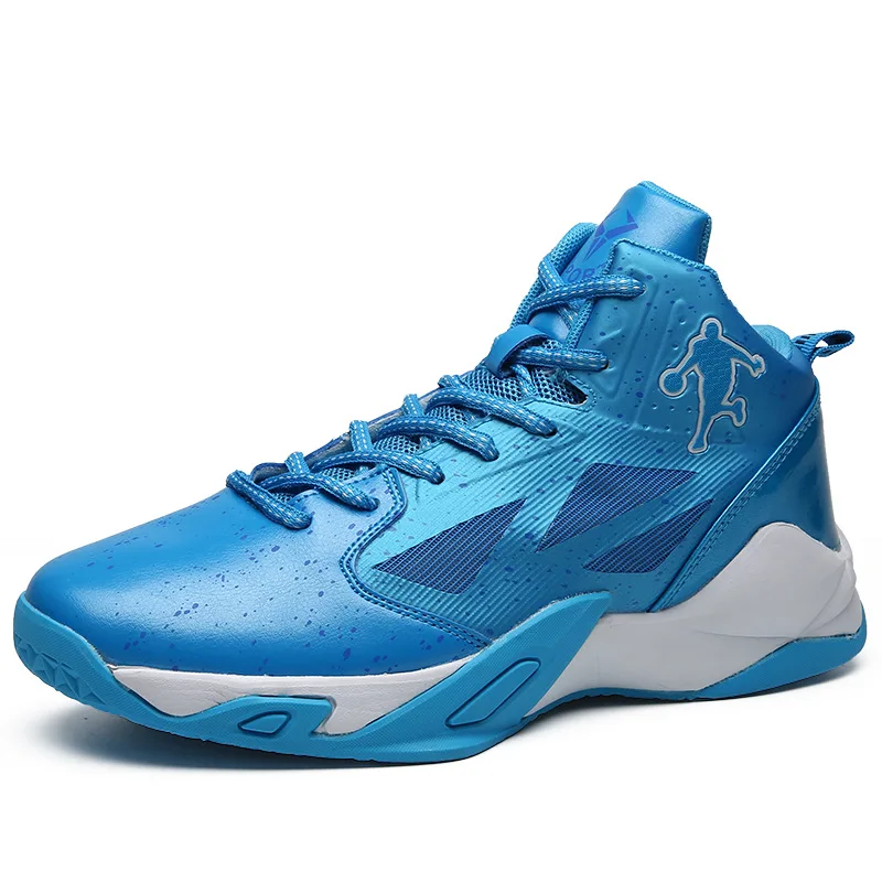 Новинка 2019 года дышащая Баскетбольная обувь для мужчин и мальчиков высокие