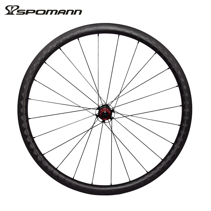 Велосипедные колеса SPOMANN из углеродного волокна 700C дорожный клинчерный Колесный