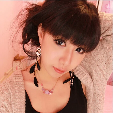 1 пара длинные серьги кисточки с перьями|earrings halloween|earrings picsearring storage |