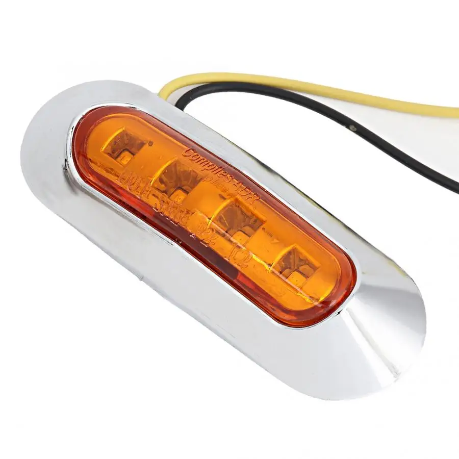 4LED универсальная Водонепроницаемая боковая маркер световая сигнальная лампа