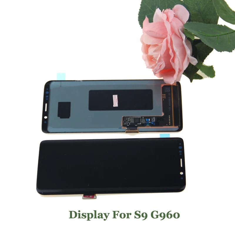 SUPER AMOLED для Samsung S9 G960 g960f ЖК-дисплей сенсорный экран дигитайзер в сборе + лента |
