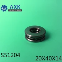 s51204 bearing 204014 mm 2pcs abec 1 stainless steel thrust s 51204 ball bearings