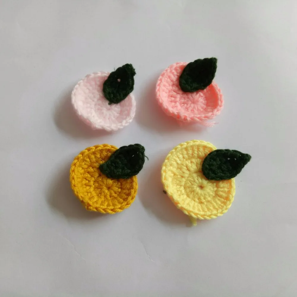 1 шт модный вязаный цветок персика для зажим волос Цветочные заколка Головные