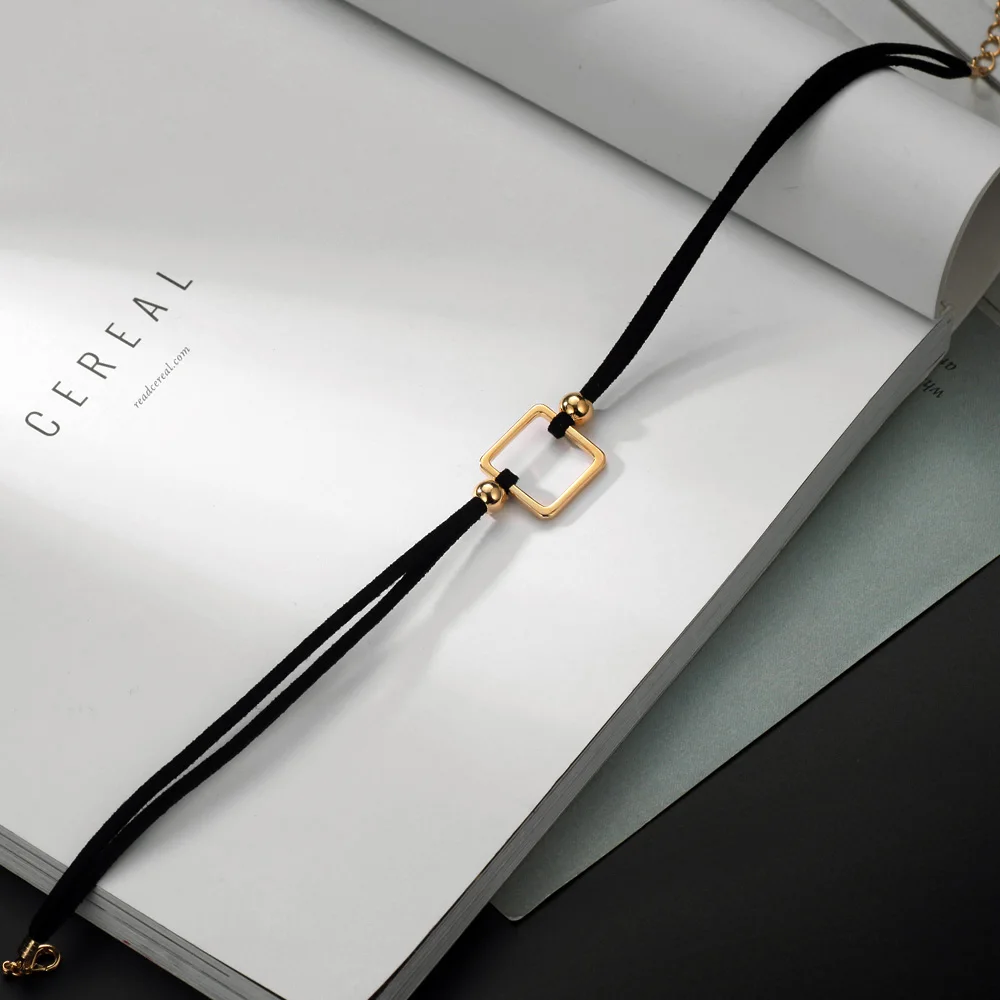 Цепочка чокер Neoglory в готическом стиле женская модный цвета розового золота