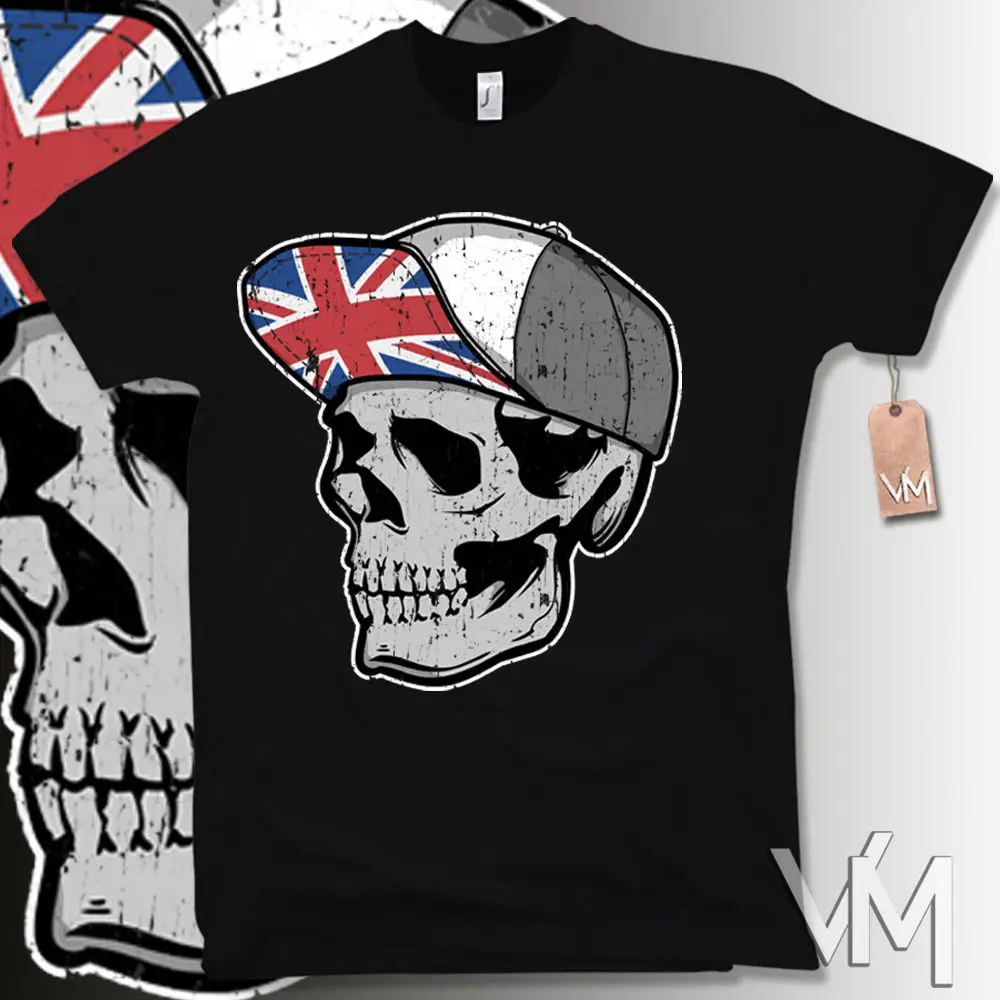 Модная футболка TESCHIO CAPPELLO Maglietta - UNION JACK BANDIERA  MOTOCICLISTA TGL S-XXL, 2019 | АлиЭкспресс