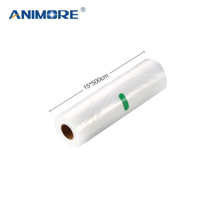 Вакуумный упаковщик ANIMORE 15x500 пакеты для хранения продуктов 2 рулона