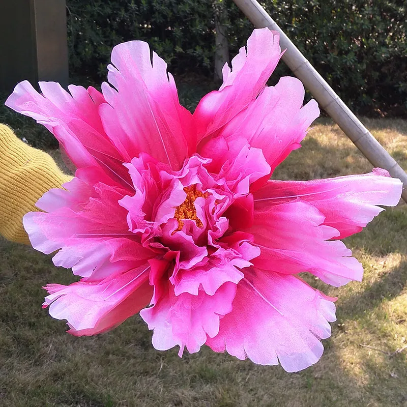 1 pcs peony Artificial flowers 30-40 cm Dancing props The simulation flower Dance Hand - children's | Дом и сад