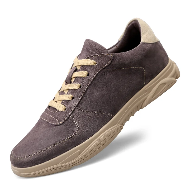 2019 Men Fashion Breathable Shoes Genuine Leather Sneaker for Outdoor Designer Sneakers | Обувь