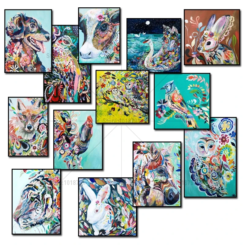 5D алмазная живопись цветная вышивка с тигром Набор для вышивки крестиком DMC