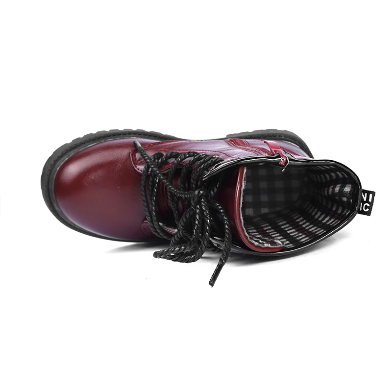 2019 Новая Осенняя детская обувь для мальчиков и девочек кожаная нескользящая