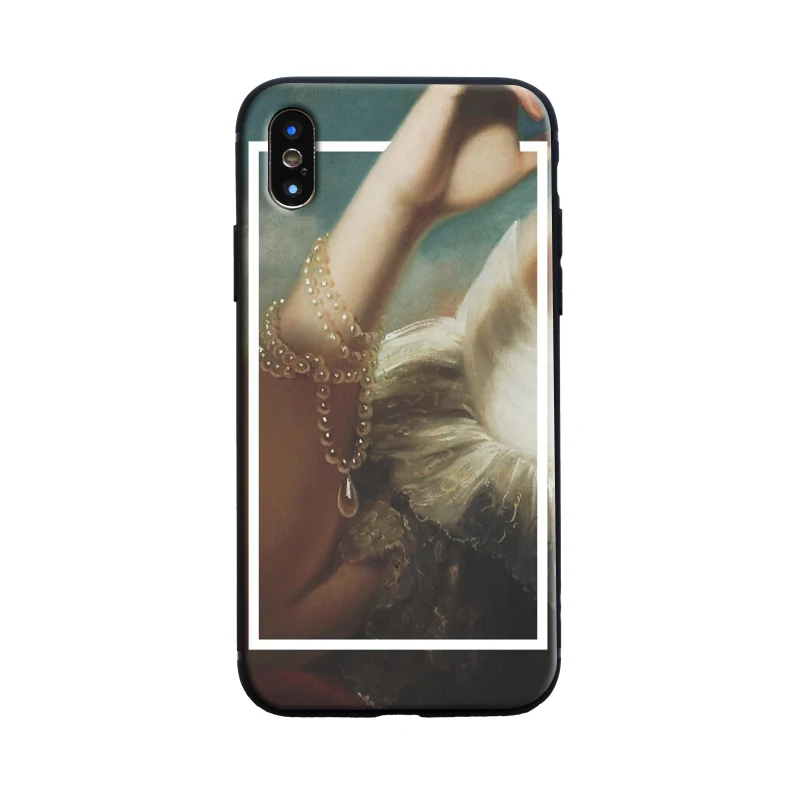 7 soft case Викторианские картины винтажный узор мягкий силиконовый чехол для телефона для Apple iPhone 5 5S SE 6 6s 7 8 Plus X XR XS MAX чехол - Цвет: 7 soft case