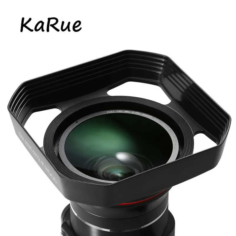 Бленда для объектива камеры KaRue для Ordro HDV-Z80 Z82 Z20 HDV-D395 V7 AC1 AC3 DV 37 мм-72 мм