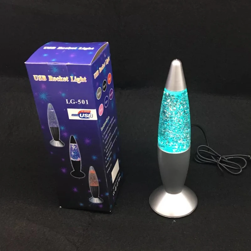 Светодиодный красочных небольшой ночник USB красочные ракета свет|Ночники| |